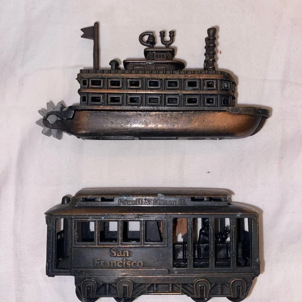 Bronze and Gold Home Office Pencil Sharpener Set